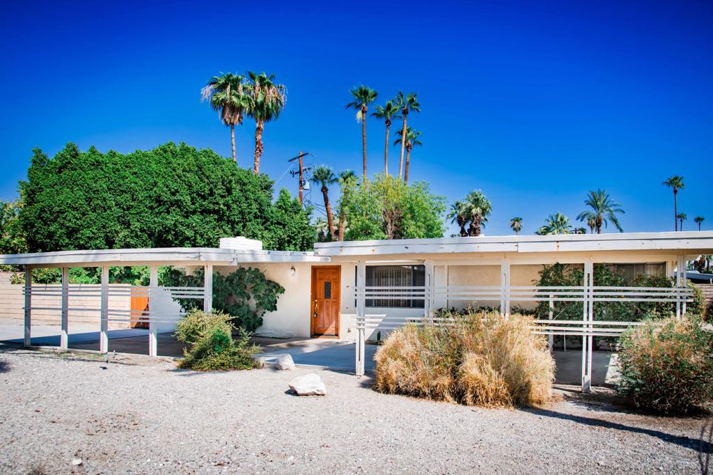 Prime Mid-Century Modern Retreat in Old South Palm DesertNestled in the heart of Old South Palm Desert, just steps from the world-renowned El Paseo Shopping District, this 4-bedroom, 3-bathroom mid-century modern gem spans approximately 1,900 sq. ft. on a spacious corner lot while the living room boasts a classic mid-century fireplace, seamlessly flowing into the kitchen and dining area.With its sparkling pool, TONS of storage, and prime orientation offering stunning views of Eisenhower Peak, this charming pool home is a rare find in one of the Valley's most coveted neighborhoods, and as an added bonus the owned solar electric system will keep the utility costs down!A true blank canvas, this residence invites you to restore its iconic mid-century allure or reimagine it with modern flair to suit your unique taste. Enjoy the best of Coachella Valley living with luxury boutiques, designer labels like Louis Vuitton and Saks Fifth Avenue, art galleries, and exquisite dining just a stone's throw away along El Paseo's vibrant mile-long corridor. Beyond the doorstep, indulge in nearby attractions like award-winning golf resorts, lush parks, art walks, or outdoor adventures at The Living Desert Zoo and Gardens or the scenic Bump and Grind Trail.Perfect for year-round residents or seasonal snowbirds, this peaceful enclave blends timeless architecture with the vibrant energy of Palm Desert's cultural and recreational hub. Seize this opportunity to own a slice of desert paradise with endless potential--schedule your private tour today!