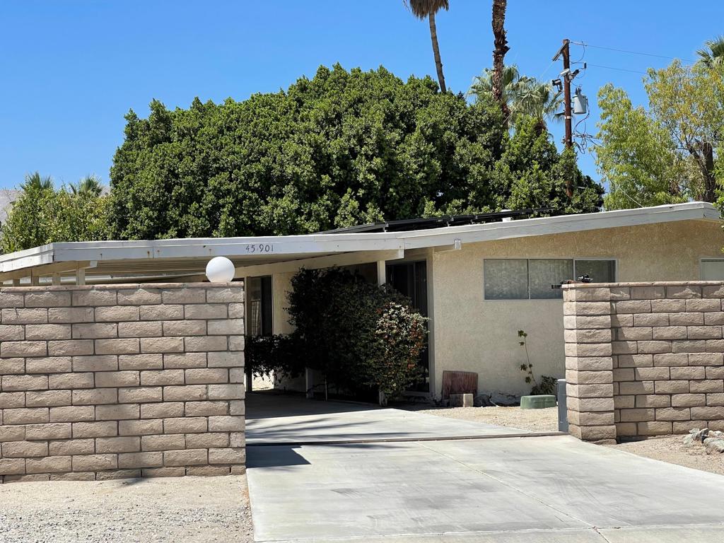 Prime Mid-Century Modern Retreat in Old South Palm DesertNestled in the heart of Old South Palm Desert, just steps from the world-renowned El Paseo Shopping District, this 4-bedroom, 3-bathroom mid-century modern gem spans approximately 1,900 sq. ft. on a spacious corner lot while the living room boasts a classic mid-century fireplace, seamlessly flowing into the kitchen and dining area.With its sparkling pool, TONS of storage, and prime orientation offering stunning views of Eisenhower Peak, this charming pool home is a rare find in one of the Valley's most coveted neighborhoods.A true blank canvas, this residence invites you to restore its iconic mid-century allure or reimagine it with modern flair to suit your unique taste. Enjoy the best of Coachella Valley living with luxury boutiques, designer labels like Louis Vuitton and Saks Fifth Avenue, art galleries, and exquisite dining just a stone's throw away along El Paseo's vibrant mile-long corridor. Beyond the doorstep, indulge in nearby attractions like award-winning golf resorts, lush parks, art walks, or outdoor adventures at The Living Desert Zoo and Gardens or the scenic Bump and Grind Trail.Perfect for year-round residents or seasonal snowbirds, this peaceful enclave blends timeless architecture with the vibrant energy of Palm Desert's cultural and recreational hub. Seize this opportunity to own a slice of desert paradise with endless potential--schedule your private tour today!