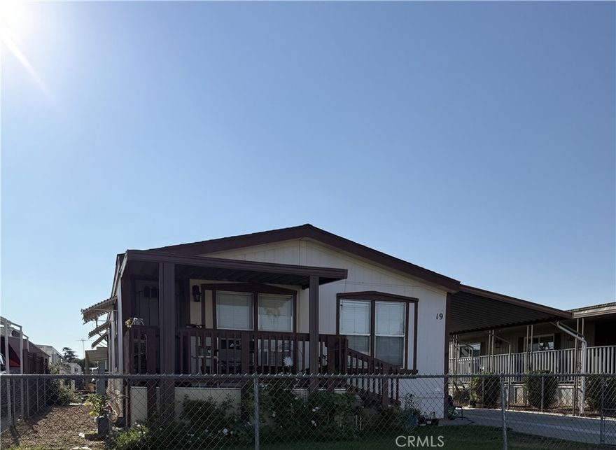 Discover this inviting 2-bedroom, 2-bath mobile home nestled in a well-maintained Mobile Home Park neighborhood of Fontana. Designed for both comfort and convenience, this home features a spacious living area, a functional kitchen, and two generously sized bedrooms, one being a Master Bedroom with a walk in closet.



The property offers a cozy atmosphere ideal for first-time buyers, small families, or those seeking to downsize without compromising on comfort. Located in a desirable Mobile Home community, you’ll enjoy the benefits of nearby shopping, dining, schools, and easy freeway access, all while living in a peaceful setting.



This is a wonderful opportunity to own a well-cared-for home in one of Fontana’s most welcoming neighborhoods.