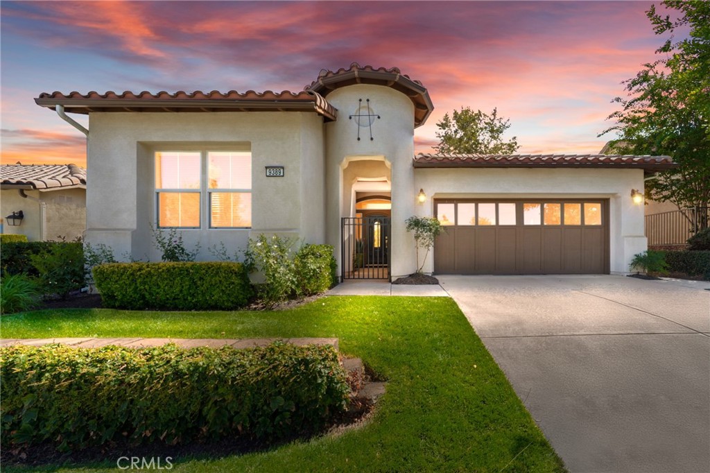 Welcome to Trilogy, the prestigious 55+ gated community nestled around the Golf Club at Glen Ivy. This beautiful 2-bedroom, 2-bathroom home plus office/den offers a modern, open-concept design with beautiful upgrades throughout. Step inside to find a welcoming entry leading into a spacious family room and kitchen, ideal for entertaining. The kitchen features rich wood cabinetry, granite countertops, a breakfast bar, and a breakfast nook, with stunning views of the Cleveland National Forest from every back-facing window. A formal dining room adds elegance for hosting special gatherings. The master suite is a private retreat, complete with a large walk-in closet, dual sinks, and a walk-in shower. A second bedroom sits on the opposite side of the home for added privacy. A dedicated office/den with glass doors provides the perfect space for working from home or reading. Step outside to your private patio where you can relax and enjoy peaceful golf course and mountain views, surrounded by mature landscaping. Living at Trilogy means enjoying resort-style amenities including indoor and outdoor Olympic-size pools, tennis courts, a clubhouse with entertainment spaces, a fitness center, BBQ/outdoor kitchen areas, and hiking trails. This home offers a perfect blend of comfort, style, and active living in one of Corona’s most sought-after 55+ communities.
