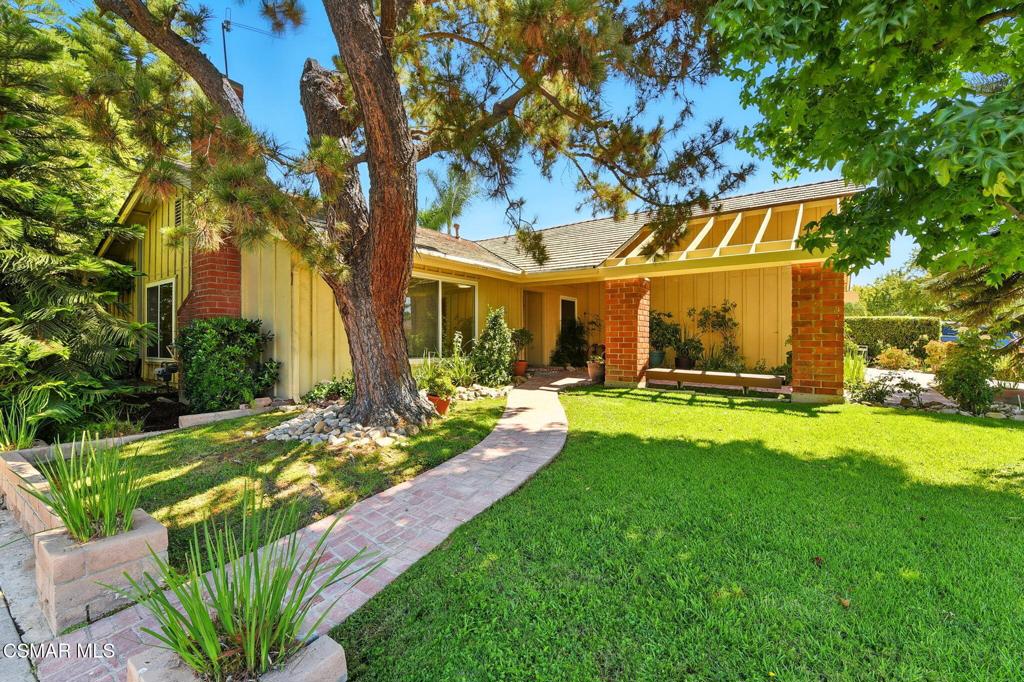 Welcome to your dream home in the heart of Central Simi Valley! This beautifully updated single-story residence features 3 spacious bedrooms and 2 modern bathrooms, offering comfort, style, and functionality at every turn.Step inside to discover fresh new carpet, new paint throughout, and smooth, scraped ceilings that give the home a fresh and inviting feel. The fully renovated kitchen is a showstopper--complete with brand-new Whirlpool stainless steel appliances including a microwave, oven/stove, and dishwasher. You'll love the new countertops, brand-new cabinetry, and sleek stainless steel sink--a perfect setup for cooking and entertaining.Both bathrooms have been thoughtfully updated with new vanities and tasteful finishes. Additional upgrades include dual paned vinyl windows & new window treatments, adding just the right touch of privacy and style.Enjoy year-round comfort with central air conditioning, and take advantage of the convenience of an attached two-car garage. Plus, all the essentials are included--refrigerator, washer, and dryer stay with the home!Relax or entertain in your own private backyard oasis, featuring a sparkling pool--ideal for sunny California days. Situated on a desirable corner lot, this home offers added privacy and curb appeal in a quiet and well-established neighborhood.Don't miss this move-in-ready gem--packed with upgrades and full of charm. Come see why this Central Simi Valley beauty is the perfect place to call home!Photos showing furniture are for staging purposes.