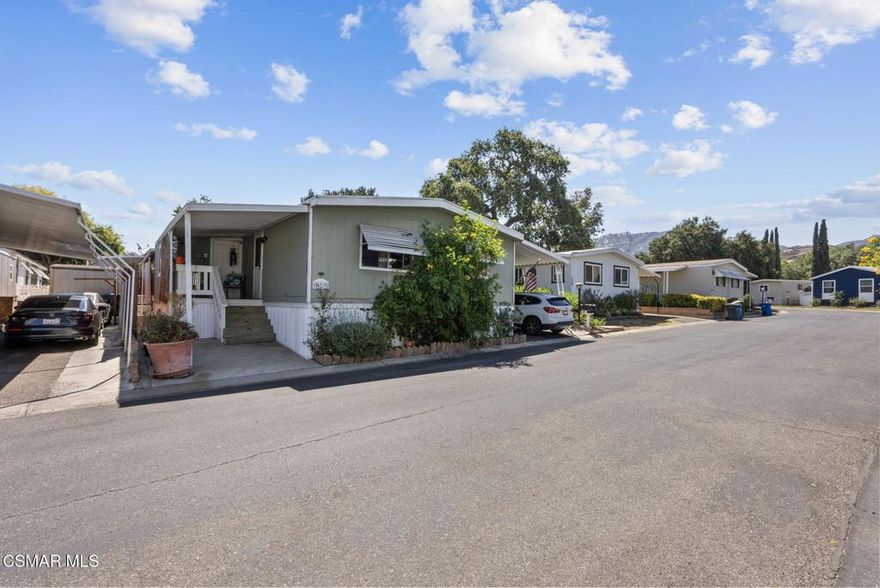 Welcome to this beautifully maintained 2-bedroom, 2-bathroom mobile home in the heart of Simi Valley. Offering both comfort and peace of mind, this home features a new roof (2018), water heater (2019), and a brand-new dishwasher (Feb. 2025). The heating and cooling system has been updated with all new ducting and vent cleaning (Mar. 2025), while ceiling fans in the living room and bedrooms provide year-round comfort. For added convenience, a generator outlet hookup was installed in 2022. The property is fully fenced for privacy and includes thoughtful upgrades such as an insulated office ceiling, new screens on the front living room and master bedroom windows, a storage shed, and screen doors for both the front and side entrances. With so many upgrades already completed, this home is move-in ready and a great opportunity to enjoy the Simi Valley lifestyle.