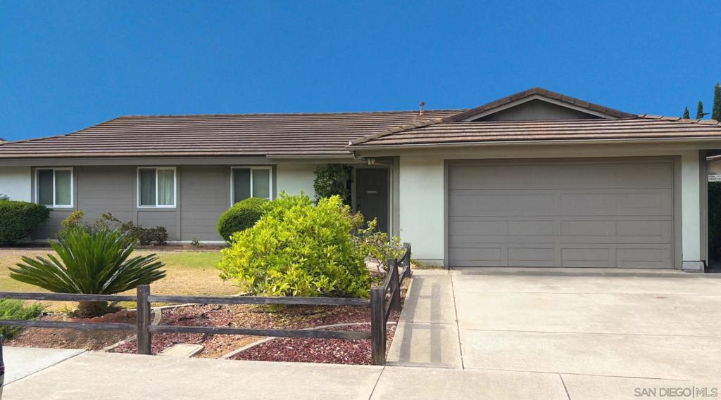 This beautiful single level-4 bed-2 bath home offers a perfect blend of comfort and convenience. Located just minutes from the freeway, in a fabulous neighborhood within walking distance to local elementary and middle schools. Highlights include open floor plan that promotes a spacious and airy feel. Stunning views from the backyard with a covered patio perfect for relaxing or entertaining. Plenty of space to add a pool or outdoor amenities. Walk out your front door and hike the local trails. Poway Portals is also walking distance to orange theory, The Mexican bar and Filippis Pizza.