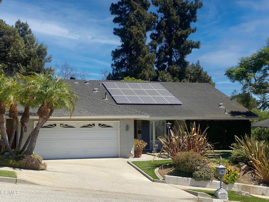 An Exceptional Opportunity in Suburbia!First time on the market since 1968, this single-level residence offers nearly 2,200 sq. ft. of thoughtfully designed living space on an expansive, private lot with no neighbors behind. Rarely available, this home combines timeless charm with remarkable potential, all within the coveted Suburbia neighborhood and within walking distance to the highly regarded Poinsettia Elementary School.Originally configured as a five-bedroom, the home was reimagined to create a grand living and dining room, featuring a stately fireplace, an inviting bay window with seating, and seamless access to the private patio and pergola--an ideal setting for sophisticated entertaining. A welcoming family room adjoins the kitchen, a space that has hosted generations of gatherings with warmth and ease.The bedroom wing includes the serene primary suite along with three additional bedrooms, one of which serves beautifully as a home office with views of the landscaped front gardens.Notable features include:Partial ocean view on clear days ~Freshly painted interior throughout ~Central air conditioning & dual-pane windows ~Owned Solar system ~French doors & custom bay window seating ~Granite counters, Tile & Berber carpet ~Pull-down attic storage in the laundry room ~Artificial turf front and back for effortless maintenance ~Newer driveway & lush, mature plantings for outdoor enjoyment ~With its freshly updated interior, generous scale, prime location, and exceptional privacy, this home offers an extraordinary canvas for refinement. A true gem in Suburbia, it awaits its next chapter.