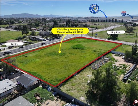 Photo of 0 NWC of Day St. & Bay Ave., Moreno Valley, CA 92553 (MLS # IG26048568)