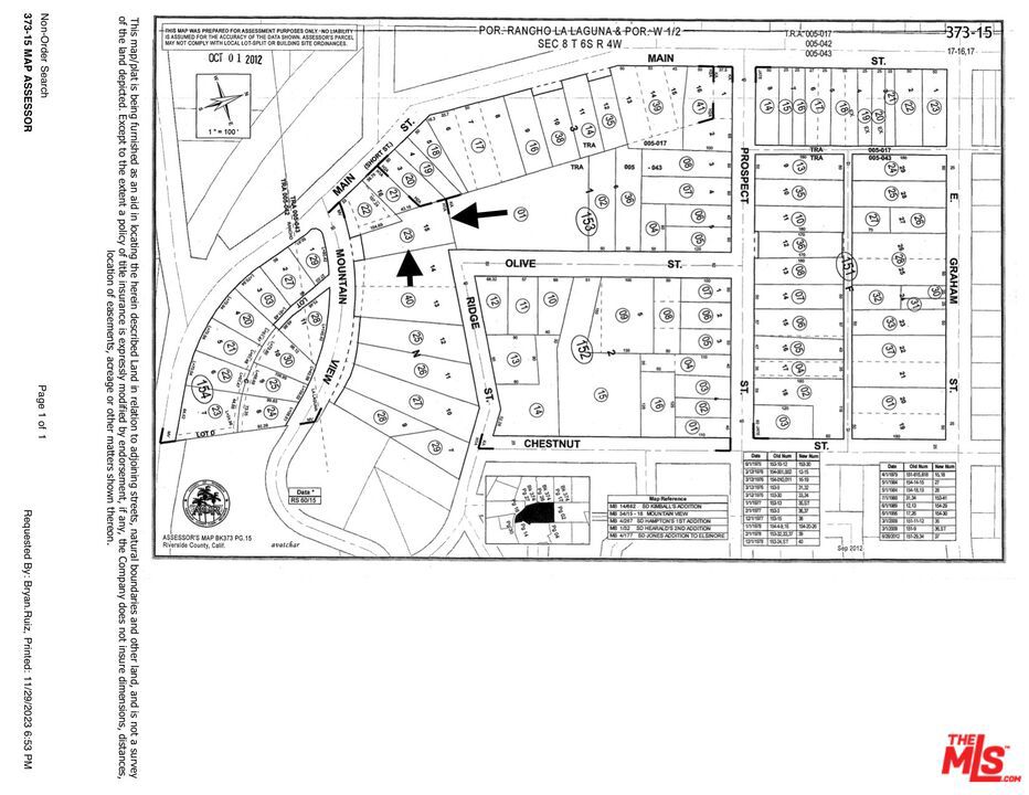 Close to corner of Mountain View and Main Streets . . Within Downtown Elsinore Specific Plan Mixed Use Area. Multi-family with a minimum 2 units. Pull parcel map and go direct. . Lake Elsinore Bldg and Safety will provide zoning verification for a fee. Buyers and Buyers agents to perform their own due diligence as to the usage of the property. This is a probate requiring court confirmation