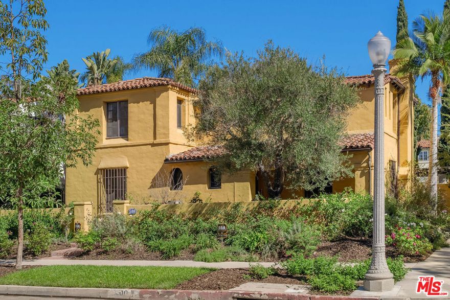 Escape to refined living at 500 North Las Palmas, a magnificent Mediterranean lease opportunity in the heart of Hancock Park. Old world meets modern convenience in this stunning residence featuring four spacious bedrooms and three and a half luxurious baths. Grand stairway, arched doorways, warm hardwoods, and sunlit living spaces transport inhabitants to a peaceful sanctuary. Outdoors, Southern California living is on full display. There are meticulously maintained gardens set for convenient vegetable gardening, alongside a dedicated, picturesque entertaining area perfect for hosting sophisticated gatherings or enjoying quiet evenings in your private Los Angeles oasis. Beautifully located on a tree-lined street close to Larchmont Village and the finest in dining and entertainment nearby.