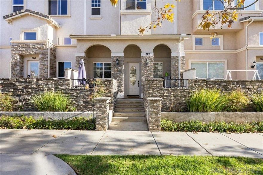 Rare find: Enjoy the privacy of a Gated Community and refined living in this beautifully designed home that offers the space, comfort and pride of ownership of a single-family residence. This 3-bedroom, 2.5-bath property spans 1,825 sq. ft. of thoughtfully crafted living space. The entry level features soaring vaulted ceilings and an abundance of natural light, creating a warm and inviting atmosphere. The open-concept second level showcases a modern kitchen with generous cabinetry, stainless steel appliances, and a breakfast bar that seamlessly connects to a spacious family room—ideal for both entertaining and everyday living. All bedrooms are situated on the upper level for enhanced privacy, including a well-appointed primary suite with dual vanities and a large walk-in closet. Additional highlights include an in-unit washer and dryer, an attached two-car garage, low HOA fees, and FHA/VA approval. Park Avenue Homes truly stand out with their distinctive construction—each home is built with a separation gap, offering no shared walls and classified as a single-family residence. A rare opportunity within a gated community!