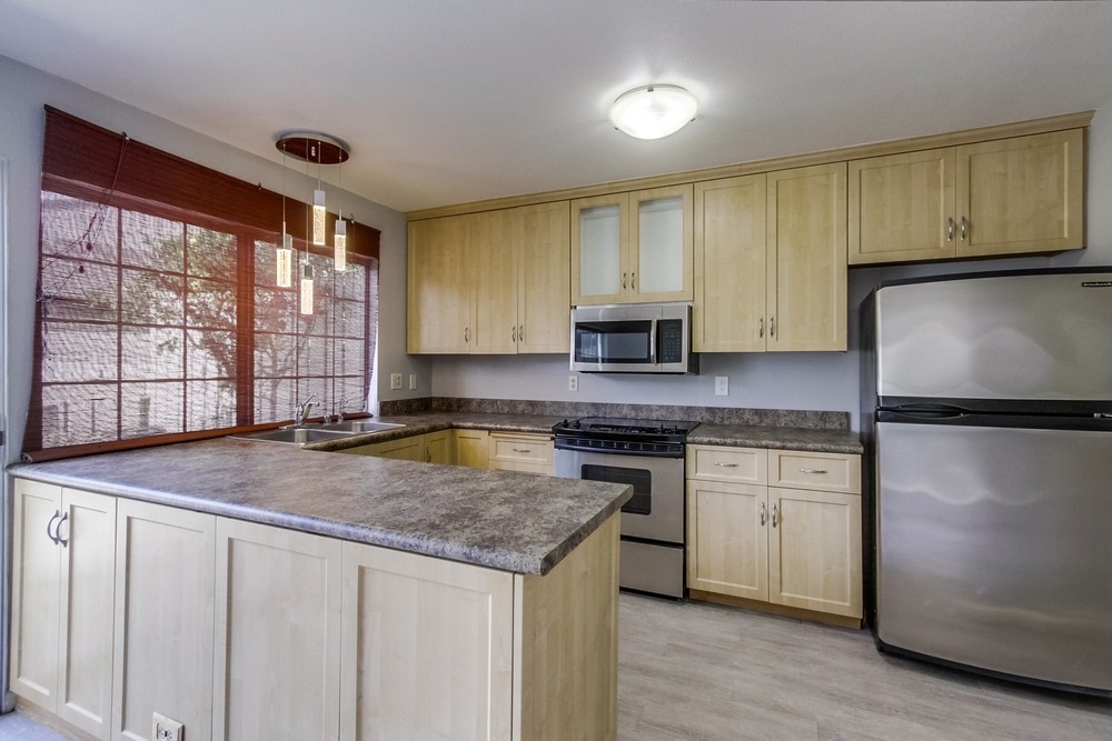 Upgraded two story unit in prestigious Westwood, includes access to club w/ gym, pool and more! Light and bright with large windows, plantation shutters & ceiling fans. New flooring throughout. Kitchen boasts stainless appliances, built in microwave and granite counters. Jack n Jill bath offers private vanities and new shower/ tub. Relax on the interior patio or enjoy greenbelt views from the gated back yard. 1 car garage. Conveniently located next to I-15, Lake Hodges and restaurants. Upgraded two story unit in prestigious Westwood, includes access to club w/ gym, pool and more! Light and bright with large windows, plantation shutters & ceiling fans. New flooring throughout. Kitchen boasts stainless appliances, built in microwave and granite counters. Jack n Jill bath offers private vanities and new shower/ tub. Relax on the interior patio or enjoy greenbelt views from the gated back yard. 1 car garage. Conveniently located next to I-15, Lake Hodges and restaurants. Neighborhoods: Westwood