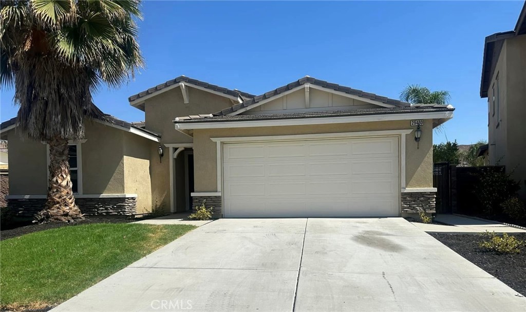 LAKE ELSINORE CUL-DE-SAC BEAUTY
Welcome to 29430 Wrigleys Circle, a charming single-story home tucked away at the end of a quiet cul-de-sac. Built in 2014, this 3-bedroom, 2-bathroom home offers 1,520 square feet of comfortable living space on a generous 6,969 square foot lot.
Step inside to find a bright and inviting floor plan with tasteful updates throughout. The kitchen, living, and dining areas flow seamlessly, making it the perfect space to gather with family or entertain friends. A dedicated laundry room and an attached 2-car garage add everyday convenience.
One of the standout features is the large, private backyard. Whether you want to host summer barbecues, let the kids play, or simply relax under the stars, this outdoor space is ready for lasting memories.
Living here means enjoying resort-style amenities through the community HOA, including two pools, a wader pool, spa, gourmet BBQs, fire pits, splash pads, event lawns, Vintner Landing, several parks, and acres of landscaped open space.
Located in the heart of Lake Elsinore, this home keeps you close to shopping, dining, and local favorites like Storm Stadium. It’s a wonderful place for families to settle in and enjoy the best of Southern California living.
Are you ready to make Wrigleys Circle your new address? This home is waiting for you.
