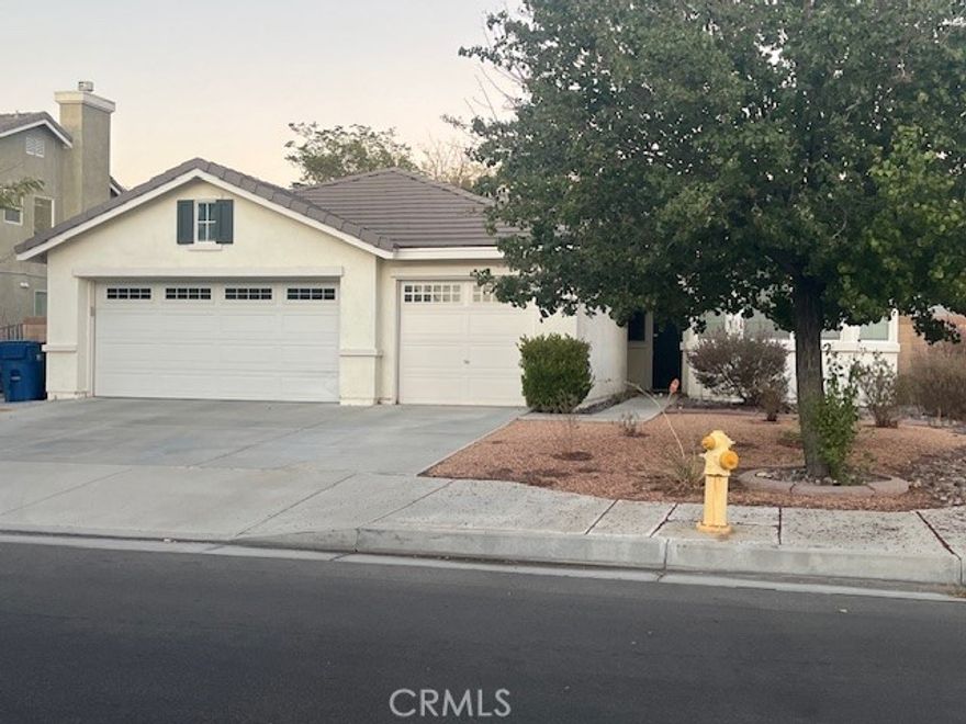 Professional photos to follow: Lovely corner lot house in West Lancaster w/ a 3-car garage in a peaceful neighborhood.  Solar panel installed--leased. 

Kitchen with breakfast nook and nice size pantry space.  Kitchen stove/oven. Attached microwave. Granite counter tops. 

Living room with fire place and bar area to kitchen.  Slider doors lead to rear patio w/slab and covered.  Shed on side.  Opposite side has concrete for possible dog run with gate.  Interior: hall way with closet.  Hall bath with sink, tub/shower, mirror and medicine cabinet.  Bedroom 2 and 3 carpeted, ceiling fans with light fixtures.  Master with ceiling fan and light fixture.  Walk in closet in master.  Master bath: separate tub and shower. Private toilet area. Dual sinks.  Blinds throughout. Laundry has own room that leads to 3-car garage.  Water softener and shelf in garage.