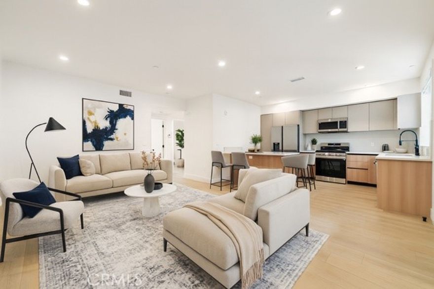 Experience the finest in modern living in this brand new, luxury 3 bedroom, 2 bathroom apartment located in a prime Van Nuys location. The unit features an open-concept design where the designer kitchen with high-end finishes flows seamlessly into the spacious living room, highlighted by large sliding window doors leading to a private patio. Enjoy the unparalleled convenience of an in-unit washer/dryer, secured building access, and premium finishes throughout, all while benefiting from the ideal location with rapid access to the 405 and 101​​‌​​​​‌​​‌‌​​‌​​​‌‌​​​‌​​‌‌​​​‌​‌​​​‌‌​ freeways.