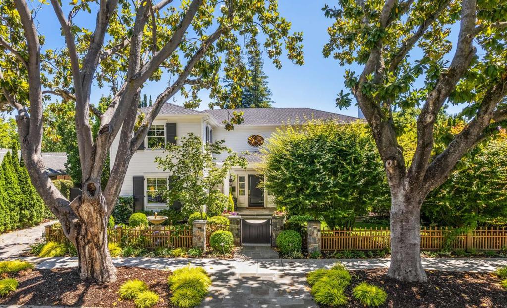 Spectacular Architectural Gem in Premier Crescent Park. Set on a coveted tree-lined street just steps to Eleanor Pardee Park, this completely rebuilt and designer remodeled home offers classic architecture and luxurious finishes throughout. Spacious and flowing floor plan with four upstairs bedrooms. Main level office/den (optional 5th bedroom). Stunning chef's kitchen with top-of-the-line appliances opens to the dining area and family room. Gorgeous primary suite with spa-inspired marble bath and walk-in closet. Exquisitely landscaped private grounds beckon year round enjoyment. Multiple seating covered outdoor seating areas, gas log fireplace and built-in BBQ. Additional amenities include rich millwork, designer fixtures, extensive use of marble and natural stone. Stone paver driveway with motorized gate. Excellent location near top rated Palo Alto schools, parks, libraries.
