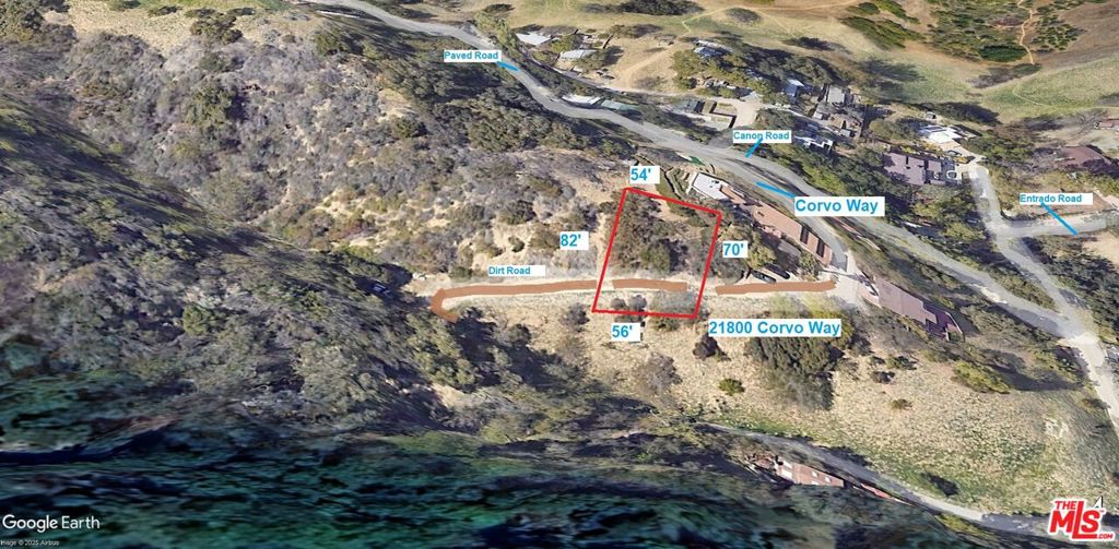 Rare inexpensive $125,000 small lot in Topanga with paved road to site in upper Topanga area off of Old Topanga Drive . Homes are built next door to this property and all along street too . Close to Topanga center with shops and restaurants or 10 minutes to ocean or valley areas . Tremendous potential!