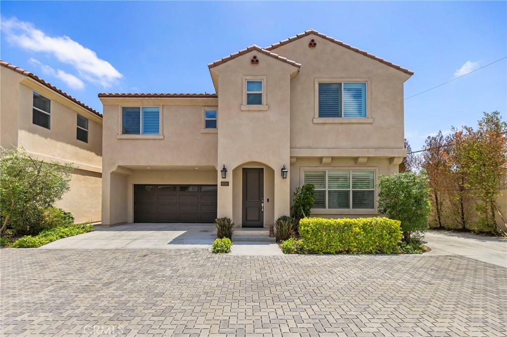 Welcome to this beautifully maintained newer-built home in the heart of Paramount, offering modern design, spacious living, and a rare sense of privacy with no HOA! This two-story residence features an open-concept main level, where the stylish kitchen showcases crisp white cabinetry, sleek grey quartz countertops, and a matching backsplash. The flow continues into the living and dining areas - perfect for entertaining - with a convenient guest bath nearby. Upstairs, you’ll find four generously sized bedrooms, including a well-appointed primary suite complete with a large walk-in closet and an en suite bathroom featuring dual sinks. A dedicated laundry room adds to the home’s practical layout. A two-car garage provides secure parking and additional storage with direct access into the home. A bonus to this amazing home is the fully paid off solar panels, 220v electric car charger in the garage and an assigned guest parking spot. Also features dual pane windows and premium flooring throughout, central AC, and recessed lighting. Located in a small, quiet community with no HOA fees, this home is a standout opportunity for modern living in a central location.