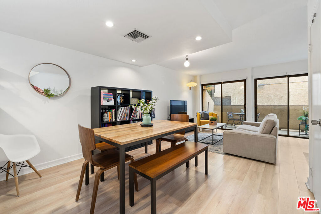 This large Glendale front corner-unit townhouse boasts 1,057 sq ft of living space with a private patio, in-unit laundry, two side-by-side parking spaces and low HOA. Downstairs is an open floorplan with full kitchen and breakfast bar giving way to dining area, living room, and a powder room. Open the living room sliders and step out onto your patio for morning coffee or an evening nightcap. Upstairs are two large bedrooms including a primary suite with mountain views and a generously-sized second bedroom with wall of closets and a full hall bath. Easy access to the Griffith Park, the Americana and freeways! Minimum 1-year lease is required to rent out unit. Max 2 pets (2 dogs, 2 cats, or one of each). Complex has hot tub. Monthly HOA fee includes water, trash, landscaping.