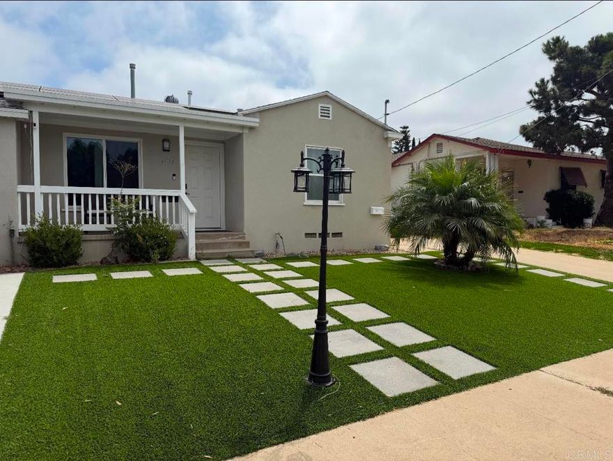 Welcome to this quaint and well-maintained 3-bedroom, 2-bath home located in the heart of National City. This rental offers comfort, convenience, and a great location—perfect for families or professionals. Features include: Spacious layout with lots of natural light, Central air conditioning for year-round comfort, Beautiful hardwood flooring throughout, In-unit washer and dryer for added convenience, two dedicated parking spots, plus ample street parking. You'll be just minutes away from shopping centers, restaurants, schools, and more, making daily errands and dining out a breeze.   * The backyard with ADU and detached garage are not part of the rental. Only access is to main house and yard closest to house *  Don’t miss the opportunity to make this charming home yours—schedule a viewing today!
