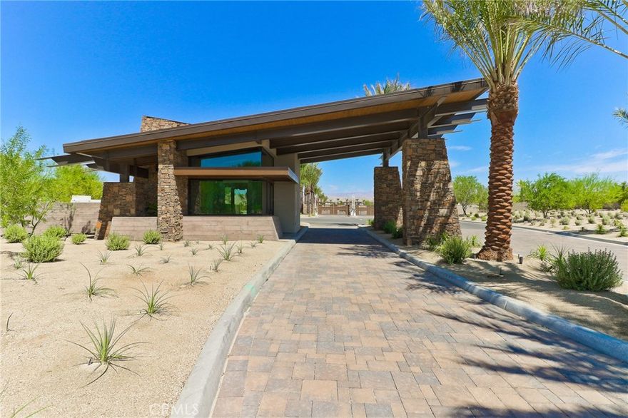 Welcome to 77 Syrah located in the gate guarded community of Del Webb Rancho Mirage.  This is a 55+ senior community. Home was built in 2018 with SOLAR and tankless water heater. 2 bedrooms plus a den, 2 baths, 2 car garage, 2 covered patios. Ring door bell and exterior cameras. Electrical vehicle charger in garage. New light colored carpet. Open and airy kitchen with granite countertops, Whirlpool stainless steel appliances including new stainless steel stove, microwave, dishwasher, refrigerator and garage refrigerator. Kitchen has a large pantry. Some more features include fireplace, 3 ceiling fans, walk-in shower in primary bathroom, walk-in closet in primary bathroom, full size interior laundry room with new washer/dryer included. 2 new professionally mounted flat screen tv's in living room and master bedroom. Beautiful backyard landscaping with gardener included. There is currently indoor furniture and patio furniture that can stay or be removed. World-Class amenities to enjoy with close proximity to top shopping, dining, golf and recreation. 20,000-square-foot recreation center features a world-class fitness center and group fitness studio, resort-style pool with lap lanes and a spa.  You can also play pickle ball, bocce, and tennis, or hike and bike  on many of the beautiful trails in the greater palm springs area.  The Westin Golf Resort And Spa is across the street.  Enjoy the shows at Agua Caliente Resort Casino & Spa also just across the street. Excellent credit required with scores above 750 with reserves in the bank. ***Can Be Leased Furnished @ $5500 A Month Two Months Minimum***