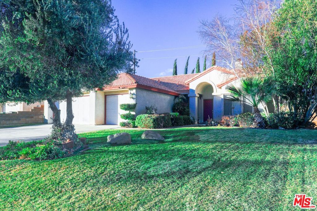Listed for lease this newly remodeled single-story home located in a prime and desirable area of West Palmdale. This property features an open floor plan with four bedrooms and two bathrooms, spanning over 2,000 square feet. It includes a spacious family room, a living room, and a three-sided fireplace. The gourmet kitchen offers ample cabinet and counter space, along with a bar stool area. Additionally, the home boasts a three-car garage and a good-sized backyard. Its convenient location is directly across from Marie Kerr Park and the Palmdale Amphitheater, with easy access to the Antelope Valley Mall, various shopping, dining, and entertainment options. Nearby schools include Elementary, Middle, and High schools, as well as A.P. STEM Academy and Dual Immersion programs. The home is also just minutes away from the 14 Freeway, Plant 42 Air Force Base, Lockheed Martin, and Northrop Grumman.