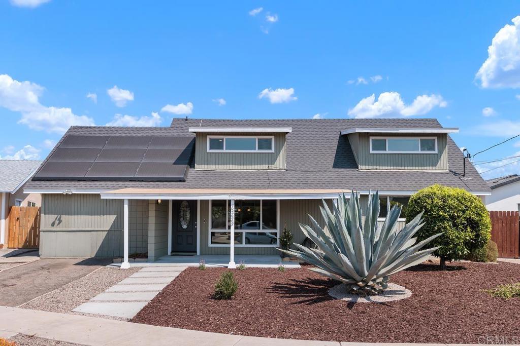 Beautifully updated and move-in ready home! This spacious property offers 1,880 sq ft of well-designed living space on a large 6,900 sq ft lot with drought-tolerant landscaping. Enjoy the benefits of PAID 8kW solar system with dual Tesla PowerWall batteries, dual-pane windows, and no HOA. Step inside to discover LVP flooring, an updated kitchen with modern finishes, renovated bathrooms, upgraded lighting fixtures, and fresh interior paint. The primary bedroom includes a large closet, bathroom and plenty of natural light. Recently updated stairs add to the home’s polished feel. Smart home features include Zooz Z-wave light switches in every room (interior and exterior) ready for Home Assistant or Hubitat home automation, smart ceiling fans, and integrated security cameras. A large, detached storage shed with solar lighting adds convenience, and the side yard offers RV parking behind the gate. The backyard is perfect for entertaining and gardening, featuring a fenced raised-bed garden area ready for seasonal plantings. The front yard was recently refreshed and features drought tolerant plants and mature fruit trees.
