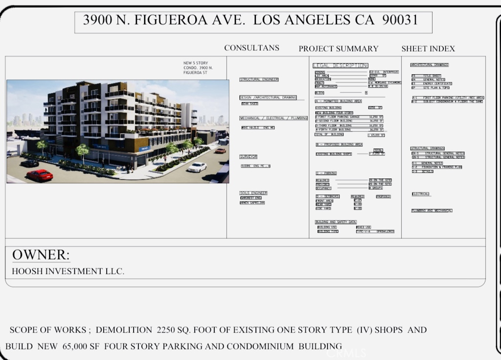 *** Prime Commercial Lot ***Development opportunity to Build Retail stores with MultiUnits or a Large Condominium Complex !!! Amazing 5 ~ Parcels totaling over 21,500 square feet. Exceptional opportunity for a large Franchise Business, this property has Access for a " DRIVE THROUGH" This commercial land offers flexibility and potential for a variety of uses and builds. Build your vision on this prime commercial land with 2 separate entrances on a corner lot for unique access. Offering high visibility and strong traffic counts, maximizing exposure for your business. Ideal for creating a landmark destination located in Highland park with hundreds of cars passing by Figueroa & Marmion Way. Corner Lot also allows to build a custom 4- story High End Condominium Complex! Owner has Drawings Engineering plans to build 39 Condos and 52 parking spaces on a Large 65,000 square feet 4- Level Building. Currently the property has an Auto Repair shop, Smog check business. Act now to capitalize on this prime commercial land, A true must See!