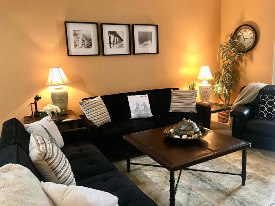 Welcome to your Desert retreat!!  This beautifully renovated 2 bedroom, 2 bathroom condo is available for a one year lease inside the desirable Desert Princess Country Club in Cathedral City,  Fully furnished and move in ready, this home features stylish modern decor, updated finishes, and a brigtht open floor plan.  Enjoy the convenience of an in unit washer and dryer, a fully equipped kitchen, and a private patio perfect for relaxing or entertaining.  Experience resort style living with access to the Desert Princess community amenities, including golf, tennis, pools, fitness center and more!