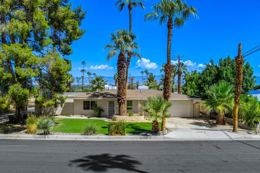 You can change a home, but you can't change location and potential! This south Palm Desert residence comes with two lots giving the next owner just under 10000 square feet of land to work with. The bones of this property will allow for expanding the interior square feet, additional garage space can be built on the west side with a second driveway already in place, parking and RV parking. The backyard is blank canvas with loads of space to build a custom pool/spa and anything else your mind can imagine. Combining that with amazing south and west mountain views would turn this property into something magical. This is an established area with beautiful homes at every turn. Walking distance to El Paseo, shopping, dining, hiking trails and more. Don't miss seeing this property before the next lucky owner buys it! Sale includes two parcels - APN: 640-292-015 & 640-292-014.