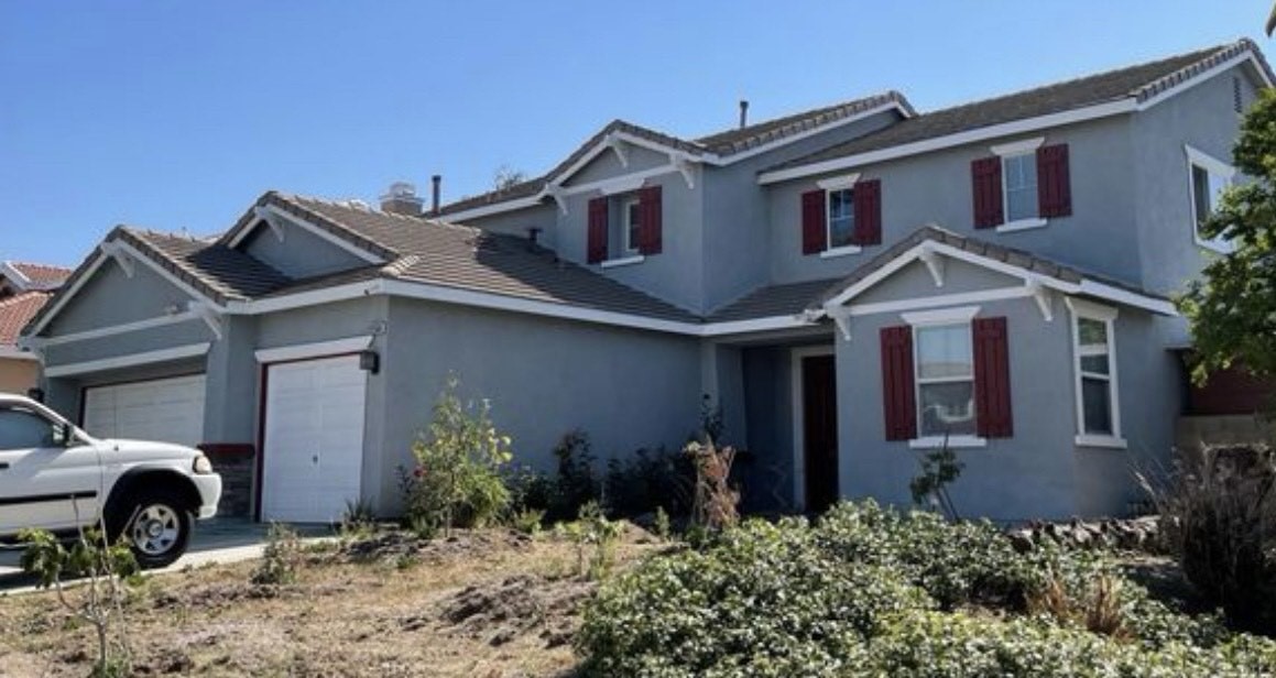 Impressive two-story home in Sunny Moreno Valley , built in 2003 . approximately 3,026 sqft with 5 bedrooms and 3 baths. Ideal for families , it offers a flexible layout including a main-floor office/guest suite, formal entertainment spaces, and an open kitchen flowing into a cozy family room . Upstairs lounge area and generous master suite provide ample comfort. Situated on a large lot with a three-car garage in a quiet neighborhood close to major amenities. A must-see for those wanting a roomy design and functional living. Book your Showing Today . Don't miss this amazing Home.