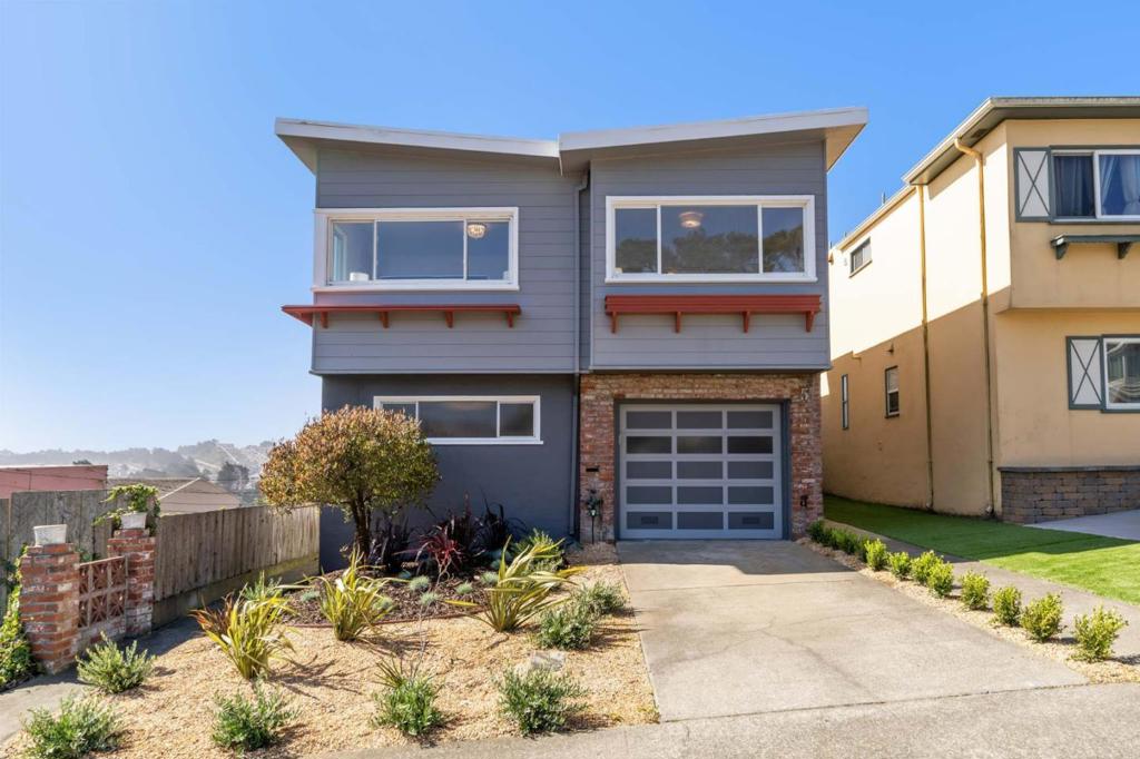A property of immediate impact with design and location, beckoning an invitation to enjoy the majesty of the Pacific. Magnificent views and pristine condition are evident upon arrival. Three bedrooms on main level and a separate family room or optional fourth bedroom en suite on lower level. Three full baths, including the primary suite, add up to provide a comfortable lifestyle for extended family and guests. Large, private office. Gleaming hardwood floors, striking beamed ceilings, and picturesque windows. Impressive living room, highlighted with dramatic views, stylish fireplace and a display of natural light flowing through to an adjoining elegant dining area. Updated kitchen, ideal for the needs of everyday living. Spacious deck and terraced patio area capturing the essence of the Pacific with it's wondrous magnitude and beauty. Attached garage with additional storage space. A property with the utmost in size, condition and location. Near schools, transportation, and shopping.