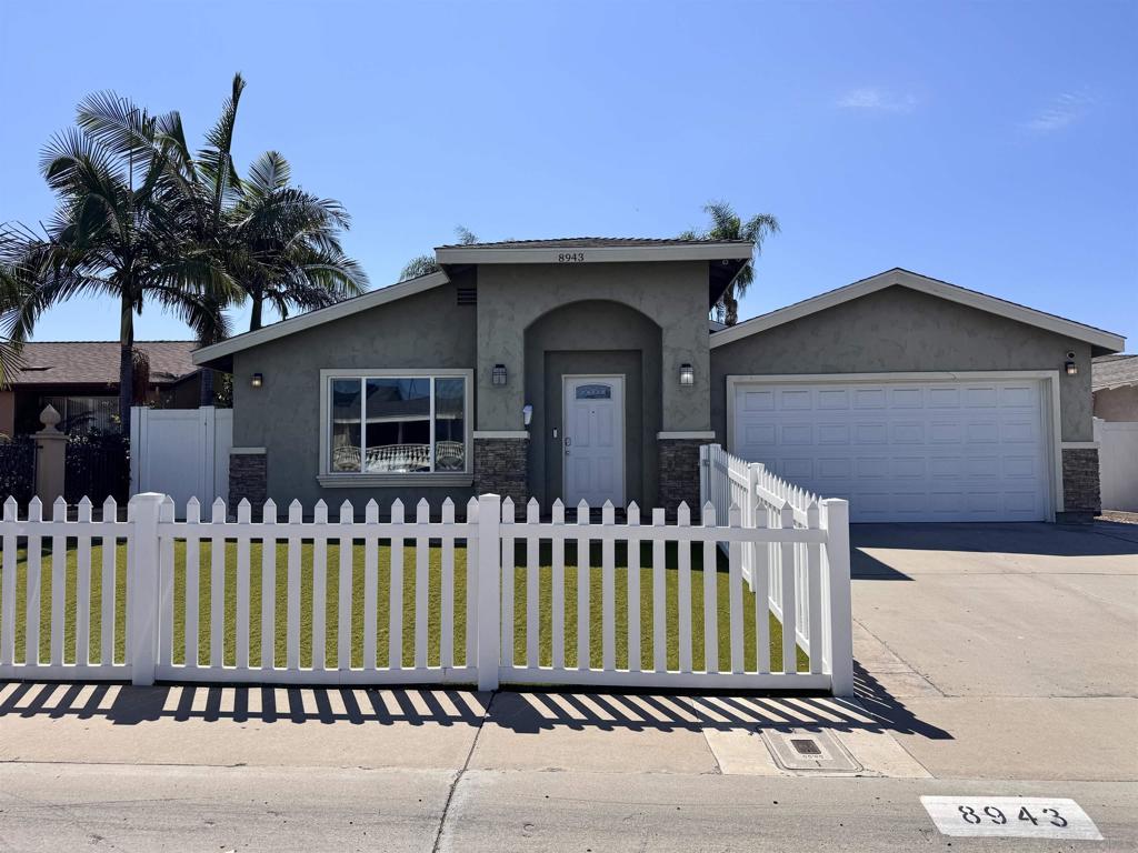 Fantastic single story house in Mira Mesa built in 2000 with new LVP flooring installed this month throughout the house. Modern, stylish kitchen and bathrooms. 12 fully paid solar panels with a spacious open floor plan, excellent sized master bedroom with walk in closet and three further good sized bedrooms. Separate laundry room and hallway closets for storage. The living room flows into the kitchen and casual dining space. The kitchen has a large chef's island which is perfect for entertaining! Other highlights include electric car charging outlet and easy care front/back yard (with a small putting green). Home sits on a low traffic street in a quiet neighborhood with close proximity to entertainment and amenities.