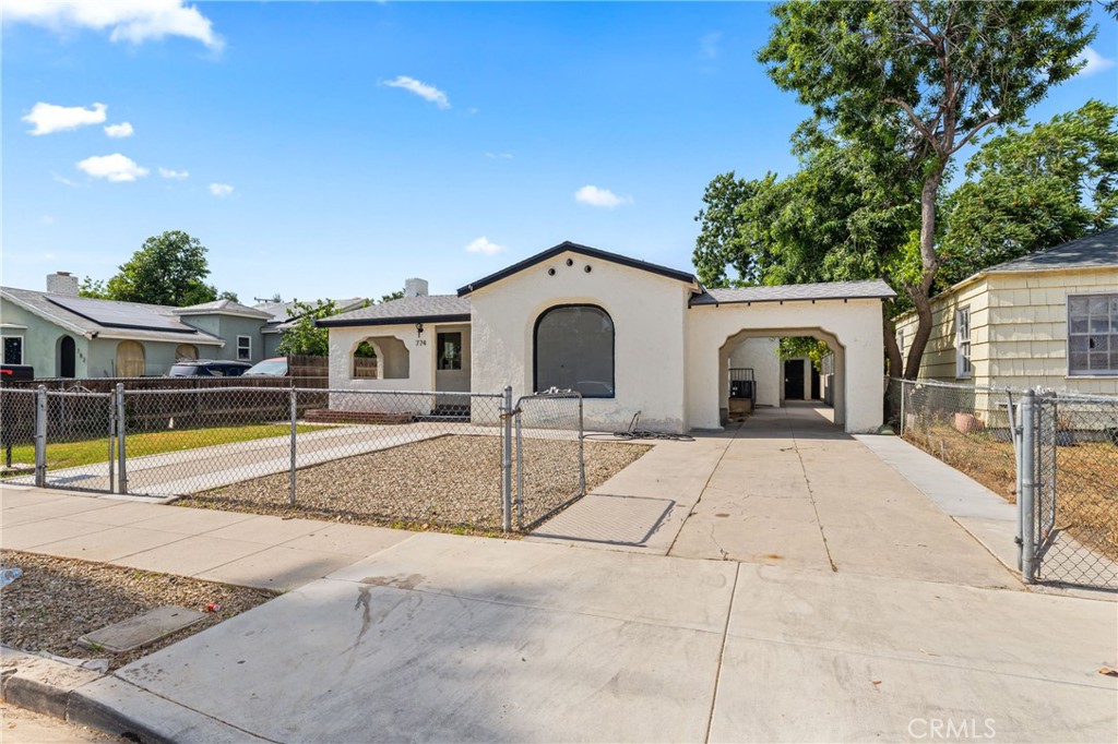 For Lease! This charming Spanish-style San Bernardino home is the perfect blend of timeless character with modern upgrades. As you enter the open-concept kitchen space perfect for entertaining, the first thing you’ll notice is the custom granite countertops complimented by the white shaker cabinets. Fully remodeled in 2022, this property offers 4 spacious bedrooms and 2 Bathrooms with white shaker vanities, quartz counter tops and a glass enclosed shower/tub combination. Enjoy bright, open living spaces with large Spanish-style windows in the front of the house, dual-pane windows throughout, recessed lighting, and laminate flooring. Relax on the inviting front porch or entertain in the spacious, fenced yard. A long driveway and carport enclosure offer ample parking for family and guests. This home is being offered for sale or lease.