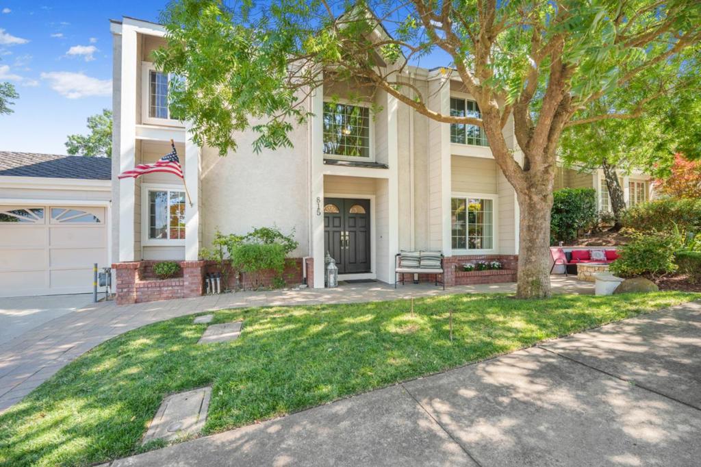 Welcome to 815 Oak Park Drive in the heart of Morgan Hill! Nestled in a charming neighborhood with a delightful parklike setting, this home is ideally located for those who value convenience. A short stroll brings you to the nearby park, Morgan Hill Library, and downtown's vibrant scene. This spacious 1887 sq ft home features 4 bedrooms, 2.5 baths, and an additional office space - ideal for family living and remote work. All bedrooms are upstairs, while downstairs offers a home office, welcoming kitchen, family room, dining room, and living room accented by a cozy fireplace and custom windows. Comfort is assured with new interior paint and carpet, along with a recently replaced AC unit, furnace, water heater, and a durable presidential roof. The updated kitchen includes a new oven/microwave combo, dishwasher, granite countertops, and a bay window over the sink. Enjoy Brazilian cherry floors and the ambiance of recessed lighting throughout. Step outside to a front yard designed for enjoyment, featuring a built-in gas fire pit with travertine - perfect for privacy and leisure. The low-maintenance backyard ensures easy care, and the home offers quick access to the community pool and hot tub. Discover the perfect blend of comfort and convenience today!