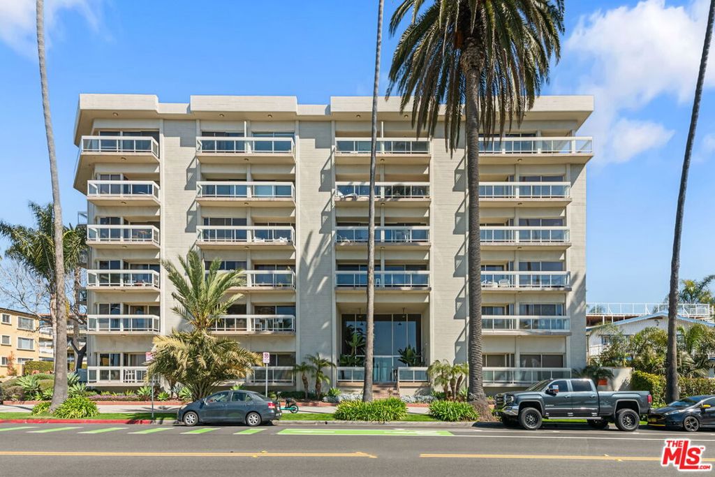 Showcasing modern luxury with meticulous attention to detail, this stunning 2-bed, 3-bath Ocean Ave residence is designed for the ultimate beachside lifestyle. Spanning 1,772 SF, the open and airy layout features dual bedroom suites, multiple outdoor spaces, and floor-to-ceiling windows that invite in the ocean breeze. The custom kitchen with stainless steel appliances opens to a spacious outdoor patio, perfect for alfresco dining and entertaining. The primary suite offers dual closets, a private balcony, and a beautifully remodeled bath with Carrara marble counters, dual sinks, a soaking tub, and dual shower heads. A second en-suite bedroom with ample closet space sits just across the hall. Situated in a secure, amenity-rich building with an elevator, pool, spa, BBQ area, fitness studio, and gated underground parking. Ideally located across from beach access and just moments from the high-end shopping and dining of Montana Ave and Ocean Ave.