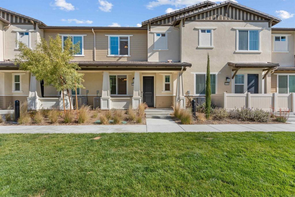 *SHORT SALE* | EXTENSIVELY BUILDER UPGRADED! Featuring double-insulated walls, a full home water filtration & softener system, sleek electric fireplace, added recessed lighting, and all appliances convey—this home blends comfort, design, and efficiency throughout. Welcome to 39381 Corvina Lane, a beautifully upgraded 2-story, 2-bedroom, 2.5-bath condominium with 1,225 sqft of thoughtfully designed living space in the sought-after Discovery at Sommers Bend. The open-concept main level offers quartz countertops, premium cabinetry, a kitchen island, spacious pantry, and a generous great room. Upstairs, enjoy two private ensuite bedrooms, including a primary suite with a large closet and an expanded, upgraded shower with dual sinks. A private laundry closet and attached 2-car garage provide everyday ease. Additional highlights include 7 solar panels, central heating and cooling, and a built-in fire sprinkler system. Sommers Bend features resort-style amenities—three pools, clubhouse, fitness center, trails, playgrounds, and access to the nearby sports park. Don’t miss one of the most upgraded homes in the community!