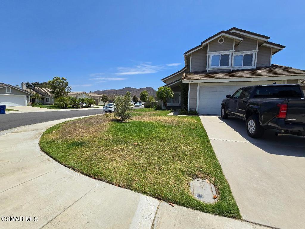 This Fairfield neighborhood home is conveniently located to shops, restaurants, movie theater, and is freeway close! Enter into this lovely home, with its open floor plan and high vaulted ceilings to bring in all the natural lighting. Beautifully designed 3 bedroom, 3 bath home with wood flooring, plush carpeting upstairs, plantation shutters, and newer baseboards. The family room is open to the kitchen, with a cozy fireplace, ceiling fan, crown molding, custom built-in entertainment system with built-in TV plus a new kitchen window & new slider door leading out to the backyard! The backyard features gorgeous mountain views, a covered patio, and raised planter beds with a drip system which is perfect for growing your fruits & vegetables! The upgraded kitchen has stainless steel appliances, granite countertops & recessed lighting. The downstairs remodeled powder room is off the family room and has direct access to the 2-car garage! All 3 bedrooms are upstairs & have ceiling fans & blinds plus 2 upstairs bathrooms. The primary bedroom has mirrored closet doors and a built-in entertainment system with a TV. The remodeled primary bathroom features granite countertops & a beautifully tiled shower with glass doors. The upstairs hall bathroom has wainscoting and a tub & shower combo! Located on a corner lot that provides extra parking for your family and guests! Close to the community pool & spa plus a gated area for RV parking in the development, if space is available at a small monthly charge. The refrigerator, washer/dryer, and TV's are included! This home is ready for a quick move-in!
