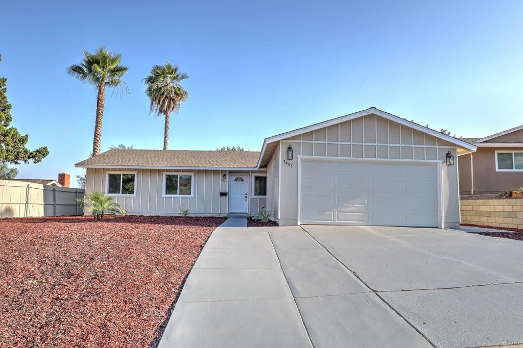 Completely Remodeled Beauty in the Heart of Santee! This stunning 4-bedroom, 2-bath home offers 1,350 sq. ft. of open-concept living space, perfect for modern lifestyles. Enjoy a fully upgraded interior featuring a sleek electric fireplace, contemporary finishes, and a spacious layout ideal for entertaining. The kitchen flows seamlessly into the living and dining areas, creating a bright and welcoming atmosphere. Situated on a generous lot with room to park your RV or toys, this home checks all the boxes. Located in a quiet, family-friendly neighborhood close to parks, schools, and shopping. Don’t miss your chance to own a turnkey home in one of East County’s most desirable communities!