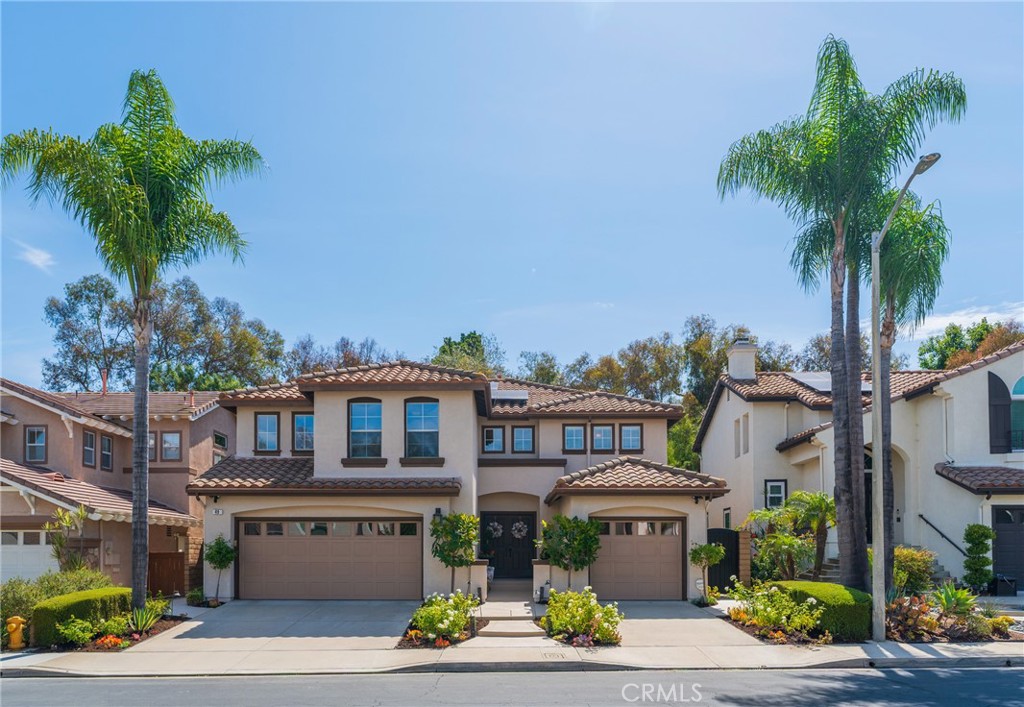 Welcome to 49 Castletree! This beautifully upgraded 5 bedroom, 3 bathroom home offers the perfect blend of comfort, function, and style situated on a quiet cul-de-sac. Ideally located in the highly desirable Las Flores community, the layout includes a full bedroom and bathroom on the main floor which is ideal for guests or in-laws. Step inside to discover new vinyl plank flooring throughout, adding a fresh, contemporary feel. The spacious interior features a large kitchen island that anchors the open-concept kitchen and family room which is perfect for gathering, cooking, or entertaining. Enjoy peace of mind and energy efficiency with fully paid solar panels installed in 2023 and recently upgraded new HVAC. Step outside to your private backyard oasis, complete with a well appointed outdoor BBQ kitchen, ideal for weekend entertaining and al fresco dining. Upstairs are four generously sized bedrooms, including a relaxing primary suite with plenty of natural light. Upstairs you will also find and additional bonus room which would make a perfect playroom or perfect for family movie night. Situated near top-rated schools, community pools, hiking trails, parks and more. This home is gorgeous and turn-key. This home is perfect for modern family living. PRO PHOTOS TO COME.