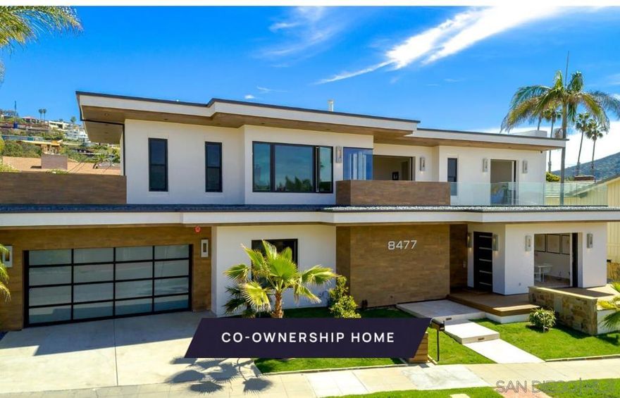 New co-ownership opportunity: Own one-eighth of this professionally managed, turnkey home by Pacaso. Discover refined seaside living at its best with this architectural gem just steps from the sands of La Jolla Shores. Currently undergoing a full remodel and redesign, this home is being transformed with fresh, modern finishes to elevate its already striking coastal presence. Clean lines and expansive glass seamlessly connect indoor spaces with the vibrant ocean ambiance, while wide decks on both levels provide sweeping views of surf and parkland—perfect for sunsets or enjoying the rhythm of the waves.  Entertain effortlessly in the great room anchored by a glowing fireplace and flowing into a chef-ready kitchen with premium appliances and an open-plan layout. A second fireplace in the primary suite adds warmth and intimacy. Evenings extend outdoors where a poolside terrace and fire pit create an inviting space, enhanced by the sounds of coastal breezes and distant surf.  With a thoughtful layout, high-end finishes including wood and tile flooring, central air for year-round comfort, and a two-car attached garage, this home delivers the ultimate California coastal experience. Professionally managed by Pacaso, it offers turnkey ownership where you can live simply, lounge luxuriously, and enjoy La Jolla’s coastal charm every day—now reimagined through its stunning remodel and redesign.