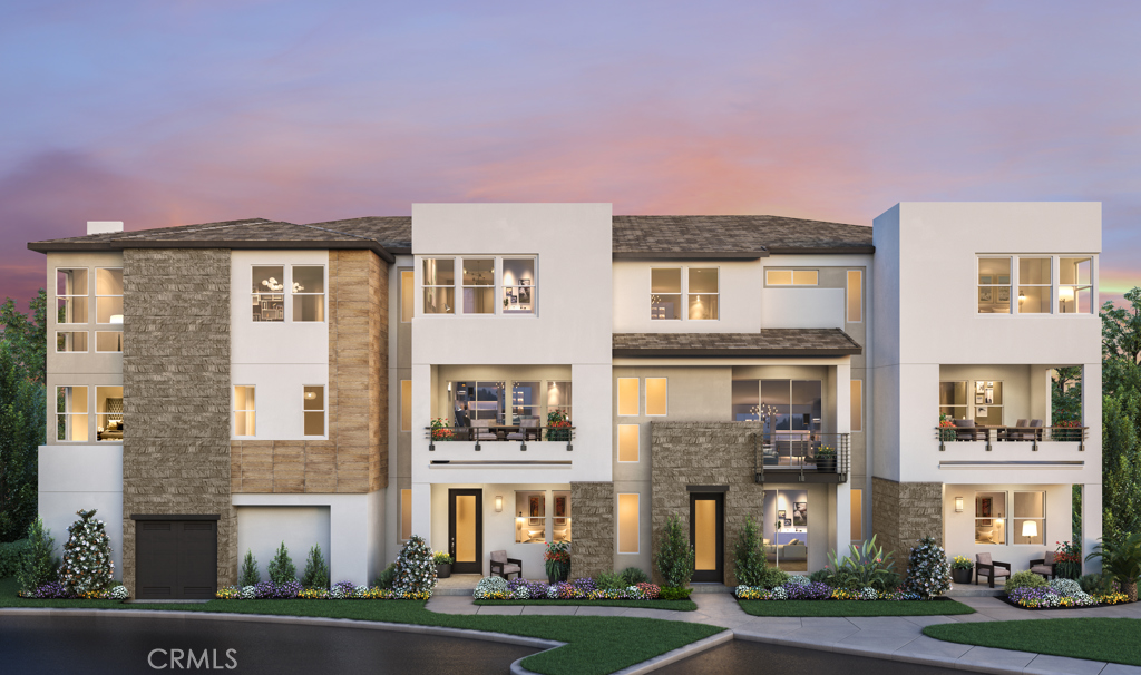 Brand New Luxury Living at Everly by Toll Brothers in the highly coveted Master Planned community of Civita with all New Home Warranties. Incredible central location close to world class beaches, downtown and all freeways with amenities galore! Homesite 605 is an end unit, South facing, with a plethora of light filtering throughout. Ready for a quick move in, this home covets all the incredible aspects of a brand-new home. This E1X home design is masterfully designed and features 2 bedrooms, a loft, with 2.5 bathrooms, and is 1,458 sq. ft, with a large oversized 2-car garage. The main living space is on the second floor living and features a spacious chef’s kitchen with a pantry, and a wonderful center island with sink to allow for optimal entertaining. The great room is adjacent to the kitchen, with an adorable kitchen dining space opening to a quaint walk out balcony. The 3rd floor is comprised of a primary bedroom with floor to ceiling windows and a wonderful walk-in shower. An open loft is adjacent to the primary bedroom and is ideal as an office or den. The secondary bedroom is on the opposite end of the home making this home perfect for functionality. Laundry Room is conveniently located on the 3rd floor making your day to day living delightful. Highlights of this brand new home include bright white cabinets throughout with designer pulls, full slab quartz counters in Kitchen and all baths, easy care tile in entry kitchen, laundry room and light and bright carpet throughout remainder of home, KitchenAid stainless steel appliances, tankless water heater, owned solar, NEMA car charging outlet, and additional insulation package are just some of the many included options built into the price of this home. The community amenities include a world class $13,000,000 recreation center that is jaw-dropping. Homesite 605, is ready for an immediate move in after you conduct your personalized home orientation. Photos provided are of model and renderings. Book your appointment today for a personal viewing!