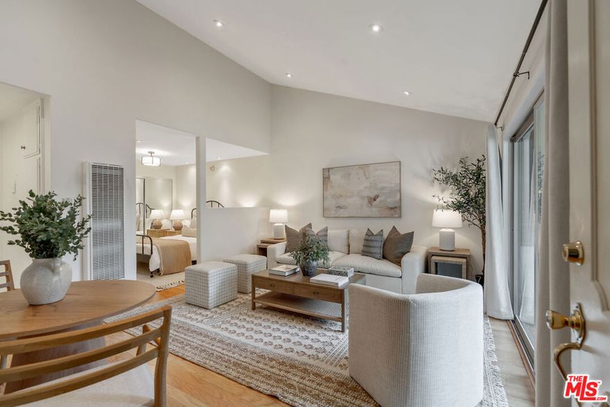 Beautiful Top-Floor Condo in Westlake! Nestled in a serene Westlake community, this quiet top-floor condo offers vaulted ceilings and an abundance of natural light. Enjoy newer dual-pane windows and sliders framing peaceful views of lush greenbelts, expansive lawns, and tree-lined pathways. The inviting living room opens to a spacious private patio, perfect for relaxing or entertaining outdoors. The large bedroom features multiple closets for ample storage, while the recently remodeled designer bathroom adds a touch of modern luxury. Residents can take advantage of the community's resort-style amenities, including a heated pool, spa, BBQ area, and convenient poolside bathrooms. Ideally located in the heart of Westlake, you're just moments from shopping, dining, and scenic trails. A perfect blend of comfort, style, and location awaits!