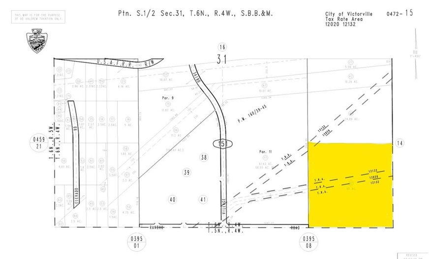Zoning: General Commission

Located at the northwest corner of Rancho Rd & Gasline Rd

Easy access to National Trails Highway, Air Expressway & I-15

Extraordinary Investment Opportunity .