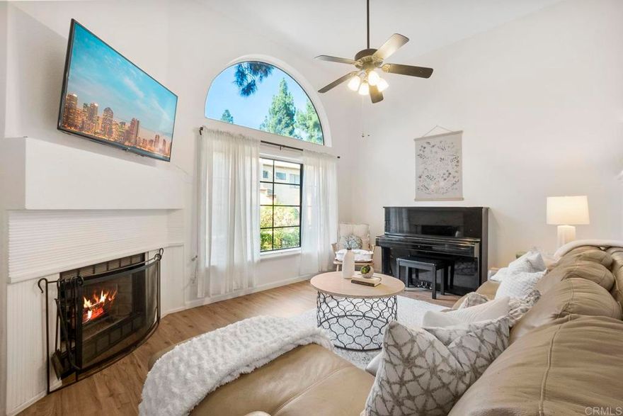 Beautifully upgraded and move-in ready condo in the highly desirable Shadow Glen community of San Carlos!  This 3 bedroom, 2 1/2 bath 1,561 square foot home offers an inviting open layout with vaulted ceilings, large windows, and plenty of natural light.  The private cozy balcony provides the perfect spot to unwind and relax while enjoying the lush trees and cool breezes.  Recent upgrades throughout the home add modern comfort and style throughout.  The property has an attached 2 car garage with laundry and plenty of storage for your belongings.  The community features an exclusive pool and spa with reasonable HOA monthly dues that include water, trash and sewer.  Conveniently located near Cowles Mountain, Mission Trails Regional Park, and Grossmont College, this home offers easy access to outdoor recreation, schools, shopping, and freeways and everything that the San Diego lifestyle has to offer.