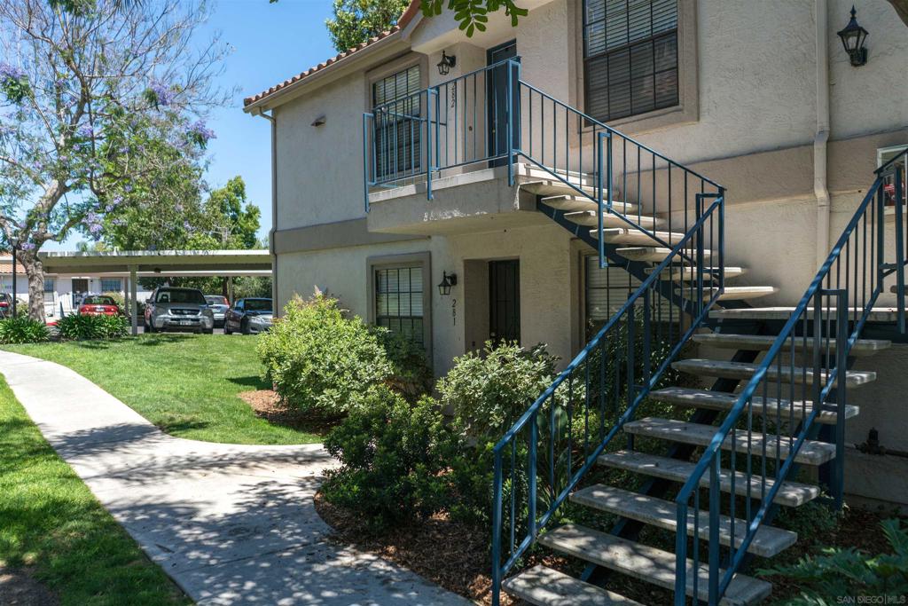 Beautiful two bedroom two bath lower level unit in the Terra Vista complex. Great floor plan. updated bedroom flooring recently. Also includes in-unit washer/dryer, cozy fireplace in the living room, and air conditioning. Easy access to the 15 and 56 freeways, plus shopping and restaurants. Complex features two community pools and an exercise room! Award winning Poway Unified School District.