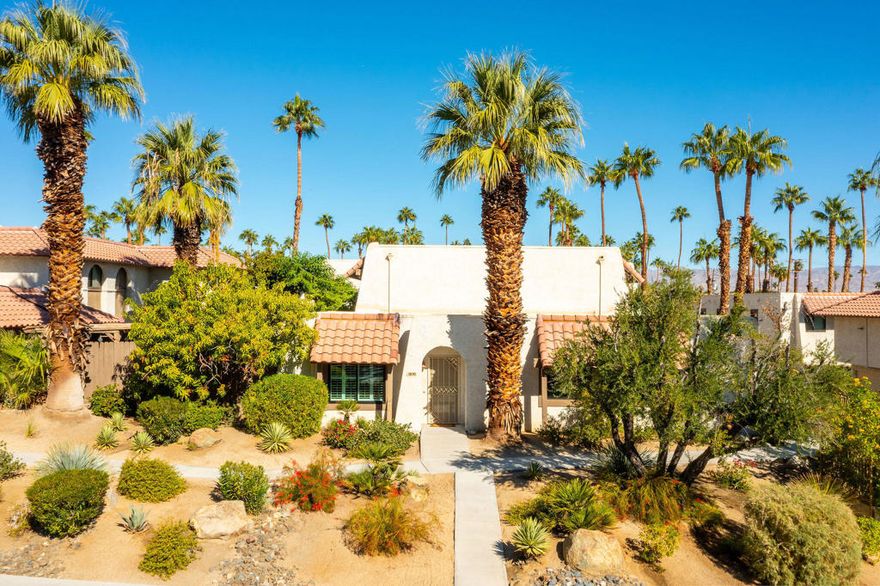 Stunning Fully Renovated 3-Bedroom Condo in Casa de Oro, Palm Springs - Fee Land!Experience resort-style living in this beautifully remodeled 3-bedroom, 2-bath condo located in the highly desirable Casa de Oro community of Palm Springs. Every detail has been updated, including newer doors, windows, and contemporary finishes throughout. Enjoy breathtaking mountain views from your private patio and soak up the desert sunshine in style.The spacious, open-concept layout offers seamless indoor-outdoor living--perfect for entertaining or relaxing in comfort. Casa de Oro residents enjoy two sparkling resort-style pools, a welcoming clubhouse, tennis courts, and well-maintained grounds--all situated on fee land (you own the land!). A private two-car garage adds convenience and extra storage.Whether you're looking for a full-time residence, vacation home, or investment property, this move-in ready gem blends modern luxury with classic Palm Springs charm.Don't miss your opportunity to own a piece of paradise!