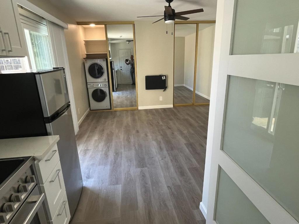 Hayward Park Beautiful Almost-New Studio with Great Features The monthly rent is $2,250, including utilities and WiFi making it a convenient and all-inclusive living option. Discover this charming, nearly-new studio apartment with a well-thought-out layout, featuring in-unit laundry and a private side yard, perfect for relaxing or entertaining. The unit boasts stainless steel appliancesincluding a dishwasher and microwaveluxury vinyl flooring, double-pane windows for excellent insulation, and many modern touches throughout. A bonus storage closet provides extra space for your belongings. Located in a highly desirable area, youre just moments from downtown San Mateo, Caltrain, Trader Joes, Hillsdale Mall, various dining options, and quick access to Highways 92 and 101. Across the street from Trinta Park with basketball and baseball and playground area. Whether you're a busy professional, student, or anyone seeking comfort and convenience, this unit offers a fantastic opportunity in a vibrant neighborhood.