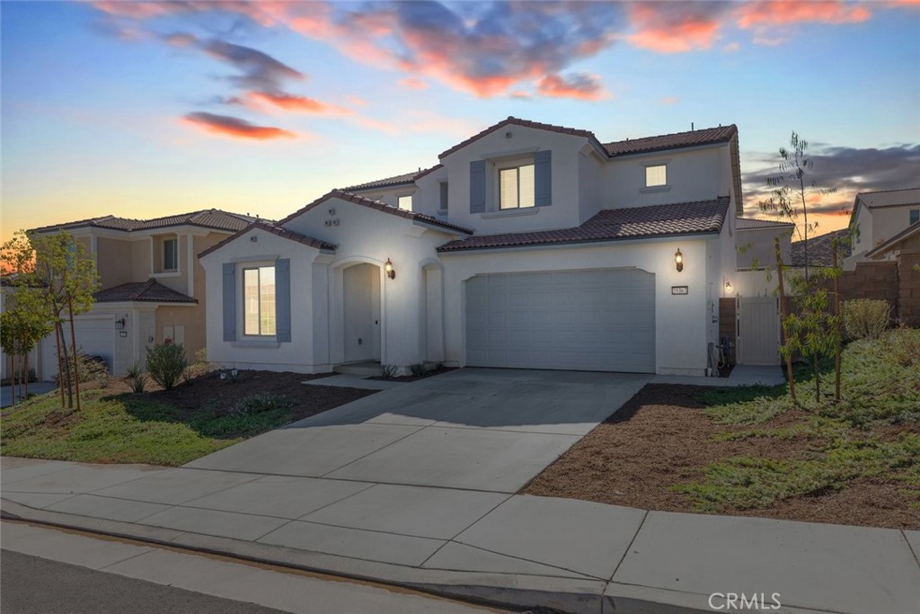 Welcome to 25367 Circle Stone Dr, Menifee — a stunning, nearly new home built just two years ago! This spacious 4-bedroom, 3-bath residence offers modern living at its finest, including a convenient downstairs bedroom perfect for guests or multigenerational living.
Step inside to find upgraded vinyl wood flooring flowing through the main living areas and an open floor plan that connects the large family room to a chef-inspired kitchen featuring granite countertops, stainless steel appliances, double ovens, and a generous island perfect for entertaining.
Upstairs, you’ll find a spacious loft offering extra space for a playroom, office, or movie area. Energy efficiency shines here with paid-off solar panels and a battery backup system, keeping your utility bills low. Outside, enjoy a large backyard with beautiful turf, ready for gatherings, games, or relaxing evenings under the stars.
This home truly has it all — modern upgrades, energy savings, and plenty of space inside and out. Don’t miss your chance to call this Menifee gem home!