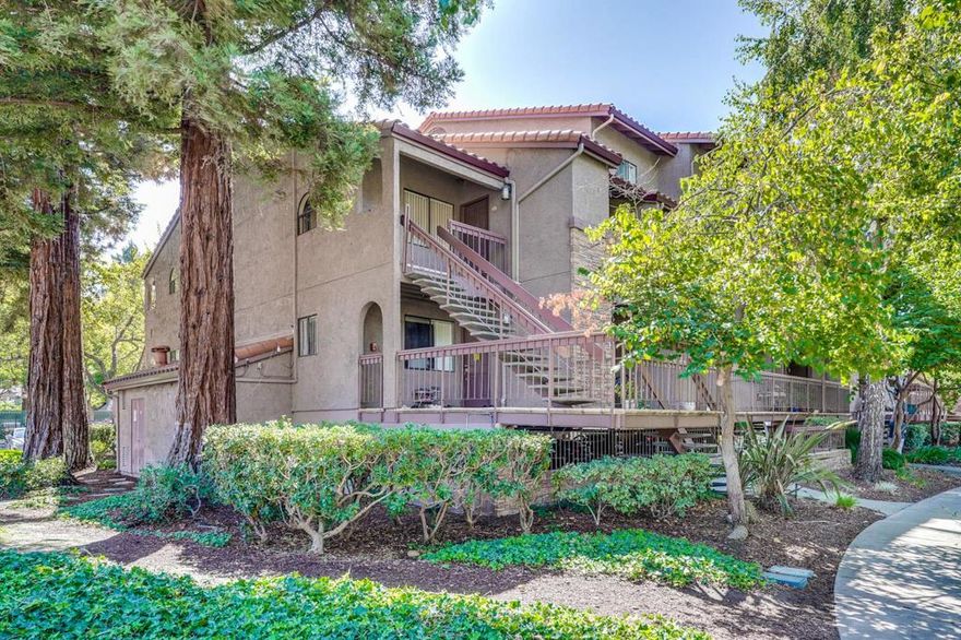 Updated 2-Bed/2-Bath Corner Unit with Pool Views in Coronado Villas!  Beautifully updated top floor, corner unit with private entry, featuring 2 bedrooms and 2 bathrooms. Enjoy views of the sparkling pool and Spanish tile rooftops from your private deck. Inside, the home offers a remodeled kitchen and baths with heated fans, newer carpet and tile flooring, and ample storage with multiple closets plus outdoor storage.    This gated community offers resort-style amenities including a pool, spas, fitness center, BBQ/picnic areas, playground, and car wash station. Reserved underground parking plus guest parking included.  Ideally located in the heart of Silicon Valley, near highways 101 & 880, major tech employers, NVIDIA, Santa Clara Town Centre, Santana Row, Levis Stadium, and bike trails.