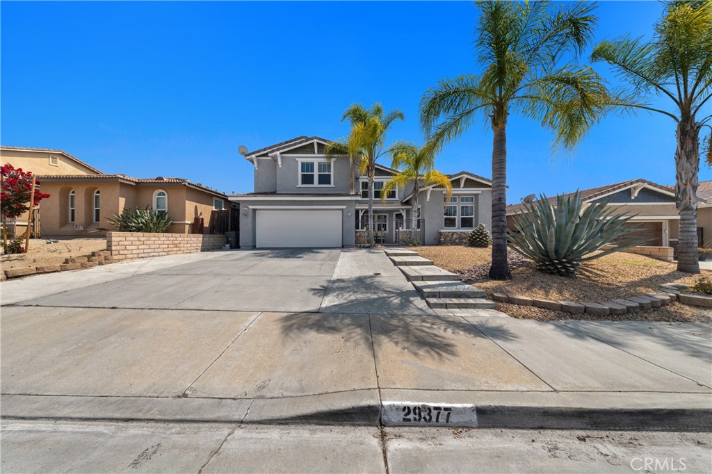 Welcome to this stunning 2-story golf course home located on the fairways at the exclusive Golf Club at Rancho California, Murrieta. Boasting over 3,600 square feet of beautiful, generously sized living space and a prime layout for entertaining. Solar panels included for low energy bills with a power purchase agreement. Featuring 5 large, spacious bedrooms and a generous upstairs loft—perfect for comfort, work, or play (1 bedroom and bath downstairs). The upstairs primary bedroom has a cozy fireplace and a view balcony with golf course views and a staircase that leads to the backyard. A welcoming separate shower and tub, double sinks, and a large walk-in closet complete the suite. The inviting cook’s kitchen features a center island, stunning granite countertops, and plenty of storage. Indoor downstairs laundry room with sink and storage. The large, flat, usable pool-size backyard offers low-maintenance landscaping and a next-to-new above-ground spa that will remain. Enjoy the covered patio, backyard staircase access and spiral staircase from the balcony above. Located near Murrieta Hot Springs Resort, Temecula Promenade Mall, Old Town Temecula, Downtown Murrieta, French Valley Airport, award-winning wineries, great schools, restaurants, shopping, and entertainment. This is truly an incredible opportunity!