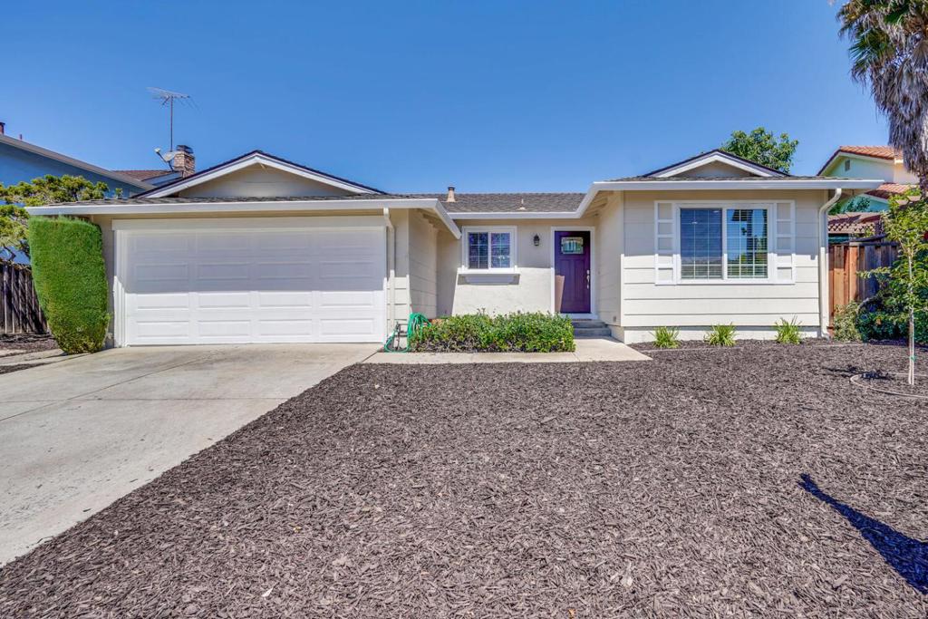Welcome to this charming home located in the heart of Milpitas. This spacious residence offers 4 bedrooms and 2 full bathrooms, 1,463 square feet of living space. New exterior painting, new recess lights in the living room and family room, new ceiling lights in all the bedrooms. The well-appointed kitchen with white cabinets and quartz countertop serves as the heart of the home, perfect for culinary enthusiasts and gatherings. Enjoy separate cozy family room with fireplace provides additional space for relaxation and entertainment, adding warmth and ambiance to the living area. The property features a convenient dining area, making meal times a delightful experience. The flooring throughout the home adds to its appealing, ensuring your daily chores are easily managed. The home is situated on 6,510 square feet, offering ample outdoor space. New dripping system with new timer, two car garage with new garage door motor. This home offers a comfortable and functional living environment. Must see!