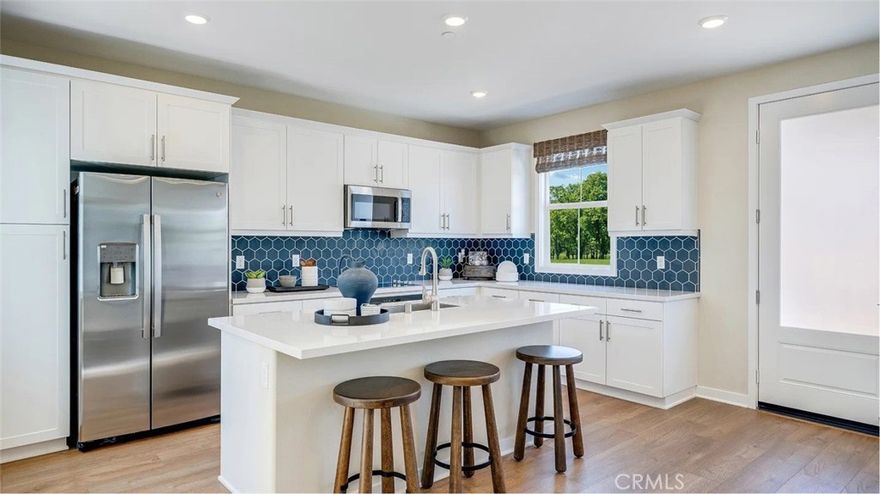 NEW CONSTRUCTION! Includes Upgraded Flooring! This new two-story home is ready for modern lifestyles. On the first floor, an inviting open-concept layout blends the kitchen, living and dining areas, perfect for everyday transitions and multitasking. A versatile loft is located on the second floor, just steps from three bedrooms and a luxurious owner’s suite with a full bathroom and walk-in closet.

Luxe offers new single-family homes for sale at the Nuvo Parkside masterplan, now selling i in Ontario, CA. Residents will enjoy onsite amenities, including a clubhouse, BBQ area and gated access points. A future Great Park and Sports Arena are planned to be built near the community, offering endless entertainment opportunities. Enjoy an array of shopping and dining options at nearby Ontario Mills Mall, or catch a live concert at the Toyota Arena. Easily plan trips or vacations with convenient proximity to the Ontario Airport.